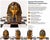 Dimensions: Height: 7 inches Length: 5 inches Depth: 3.5 inches FEATURES Hand-carved from wood Hand-painted artisan finish...