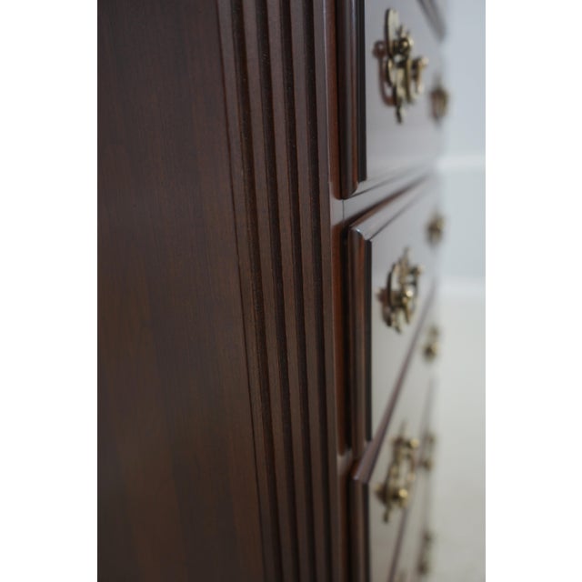 Ethan Allen Cherry 7 Drawer Lingerie Chest Semainier For Sale - Image 10 of 14