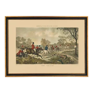 J. F. Herring "The Death" Fox Hunting Scene Reproduction Print