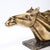 Art Deco Stylized Stallion Sculpture in Brass on Black Portoro Marble Base For Sale - Image 4 of 12