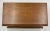 Mid Century Hardwood Jewelry Tabletop Box Brass Hardware Hinged Lid Vintage For Sale - Image 10 of 13