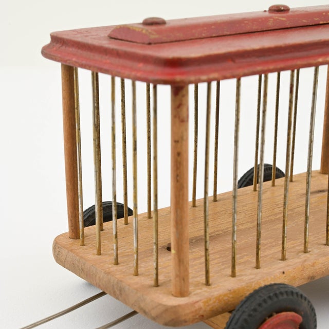 French 20th Century French Wooden Toy Car For Sale - Image 3 of 18