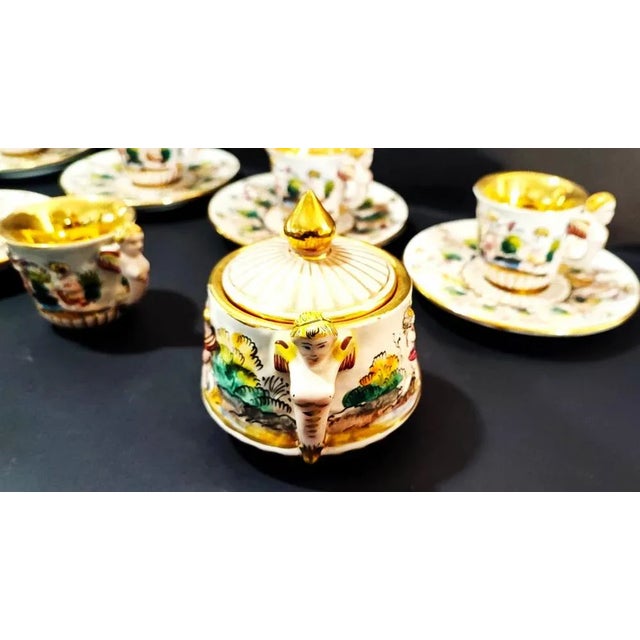 1950s Capodimonte Service, Set of 13 For Sale - Image 5 of 9