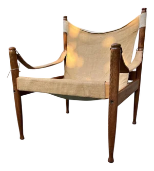 Safari Lounge Chair by Erik Worts for Niels Eilersen, 1960s