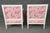 French 1950's Pair Beautifully Tailored French Louis XVI Style Painted Bergere Chairs For Sale - Image 3 of 9