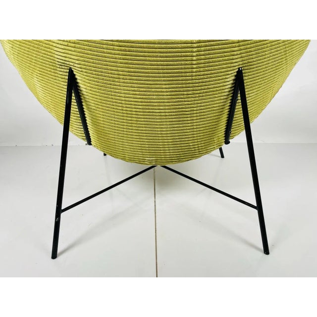 Green Late 20th Century Mid-Century Modern Style Scoop Chair For Sale - Image 8 of 13