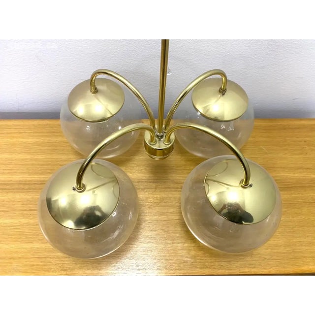 Vintage Chandelier by Kamenický Šenov, 1960s For Sale - Image 9 of 10