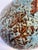 Mid‑Century European Textured Ceramic Vase – Teal & Brown Volcanic Glaze For Sale - Image 16 of 16