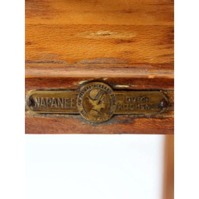 Antique Enamel Top Kitchenette Table For Sale - Image 12 of 13