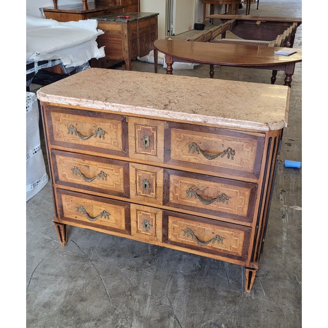 Louis XVI Chest of Drawers, 1780s For Sale - Image 16 of 17