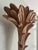 Italian Vintage Carved Cerused Wood Italian Palm Tree Roche Bobois Style Floor Lamp For Sale - Image 3 of 12