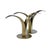 Mid-Century Modern Mid-Century Swedish Brass Candlesticks - a Pair For Sale - Image 3 of 8