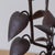 Black 1930s French Iron Leaf Candlestick For Sale - Image 8 of 13