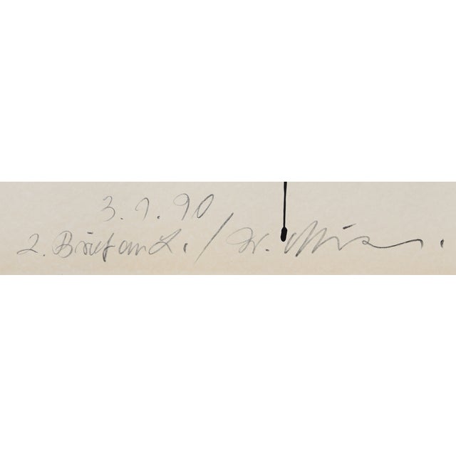 Wolff Mirus, 2nd Letter to L., 1990, Gouache & Mixed Media For Sale - Image 7 of 12