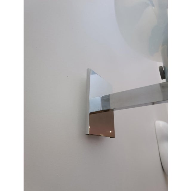 Silver Wall Light by Toni Zuccheri for VeArt, 1970s For Sale - Image 8 of 13