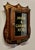 Household Key Cupboard with Small Glass Fronted Walnut, 1920s For Sale - Image 3 of 7