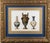 Blue Antique Sèvres Porcelain Chromolithograph by Édouard Garnier, Giltwood Frame, Circa 1892 For Sale - Image 8 of 9
