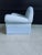 Sky Blue Vintage 1984 Sculpture - Italian L’aquilone Signed Handpainted Matte Porcelain Cloud Chair Sculpture For Sale - Image 8 of 10