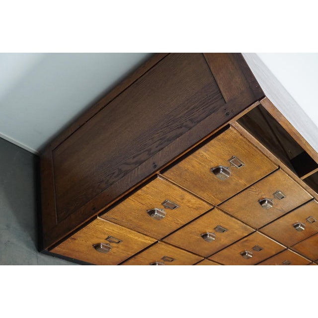 Large French Oak Apothecary Cabinet, 1930s For Sale - Image 11 of 18