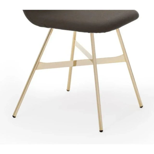 Tria Chairs in Gold by Colé Italia, Set of 4 For Sale - Image 4 of 11