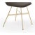 Tria Chairs in Gold by Colé Italia, Set of 4 For Sale - Image 4 of 11
