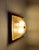 Mid-Century Modern Art Deco Style Flush Mount or Wall Light in Wood and Murano Glass attributed to Barovier and Toso, 1960s For Sale - Image 4 of 12