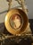 Goldenrod Antique/ Vintage Miniature Italian Signed Hand Painted Portrait, Lady in Nightgown With Gilded Wooden Frame For Sale - Image 8 of 15
