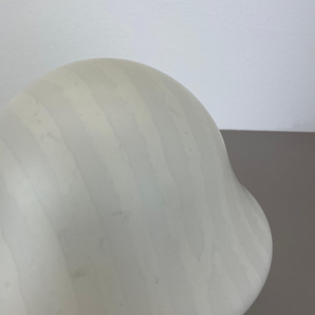 Original Glass Mushroom Zebrano Desk Light No2 from Peill & Putzler, Germany, 1970s For Sale - Image 10 of 15
