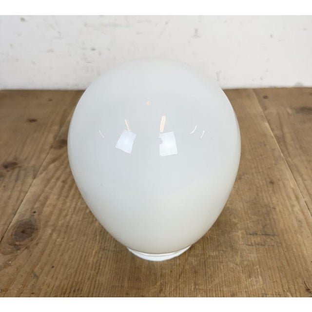 Vintage White Porcelain Pendant Light, 1970s For Sale - Image 11 of 15