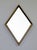 For your consideration is a delightful, diamond shaped, gold gilted wood wall mirror by La Barge, circa the 1960s. In good...