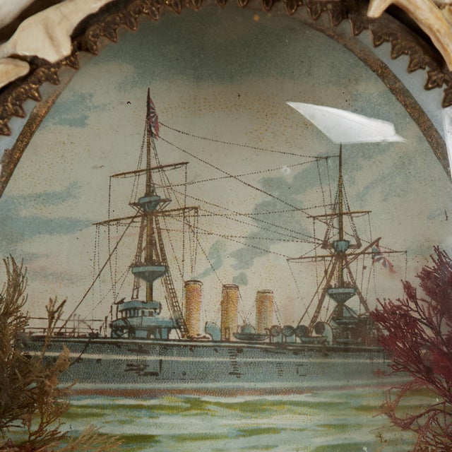 Antique British Colonial Sailors Valentine For Sale In West Palm - Image 6 of 11