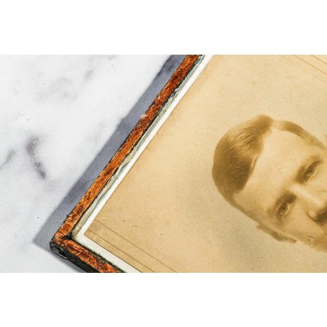 Handsome Unger Brothers Antique Sterling Silver Frame Period Photograph Photo Portrait Man Traditional Home Decor For Sale - Image 10 of 12