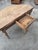 Wood 19th Century Half-Moon Table in Walnut For Sale - Image 7 of 14