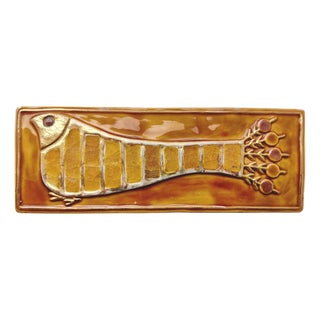 Gold Ceramic Bird Box For Sale