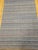 Early 20th Century Antique American Amish Rag Runner, Handwoven Wool & Cotton, Stripe Pattern, Gray & Blue, 3x14 For Sale - Image 5 of 12