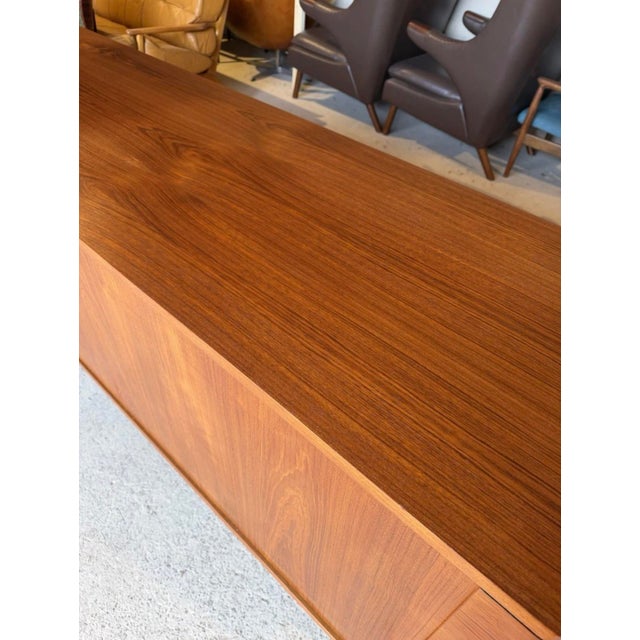 Mid-Century Danish Teak Sideboard with Tambour Doors from Hornslet Møbelfabrik For Sale - Image 15 of 18
