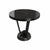 Black Round Black Wooden Table, 1980s For Sale - Image 8 of 8