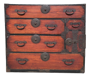 Japanese Traditional Tansu Chest of Drawers, 1890s