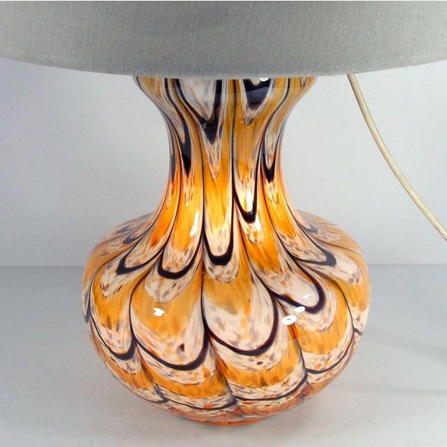 Large Murano Glass Table Lamp, Italy, 1970s For Sale - Image 4 of 8