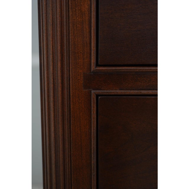 Stickley Chippendale Cherry High Chest of Drawers For Sale - Image 11 of 16