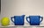 Vintage Art Deco "Chevron" Cobalt Blue Depression Glass Sugar & Creamer Set For Sale - Image 10 of 10