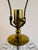 1990s Vintage 1990s Waterford Crystal Belline Table Lamp W/ Brass Accents For Sale - Image 5 of 10