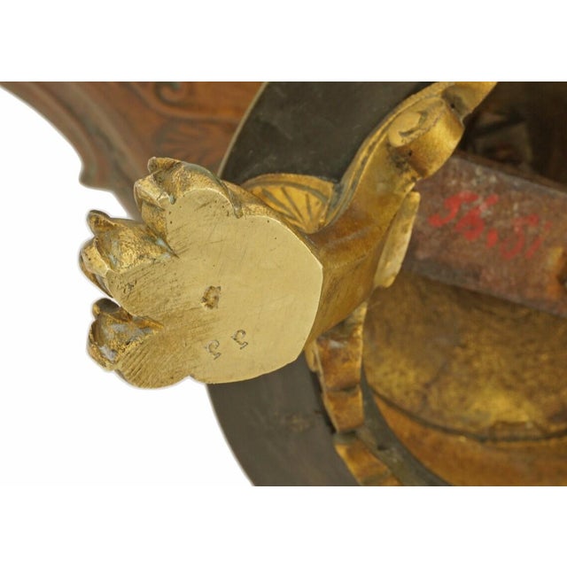 Early 19th Century French Neo-Grec Style Two-Arm Candelabra Patinated Bronze Candle Holders - A Pair For Sale In Philadelphia - Image 6 of 7