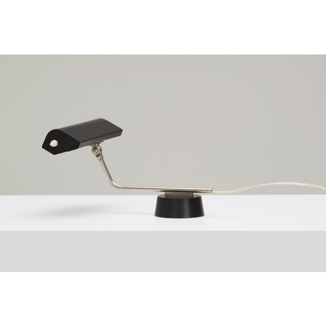 This piano lamp was designed by J.J.M. Hoogervorst for the Dutch manufacturer Anvia and produced in the 1950s. The lamp...