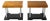 Stools in Birdseye Maple and Chromed Metal, 1930s, Set of 2 For Sale