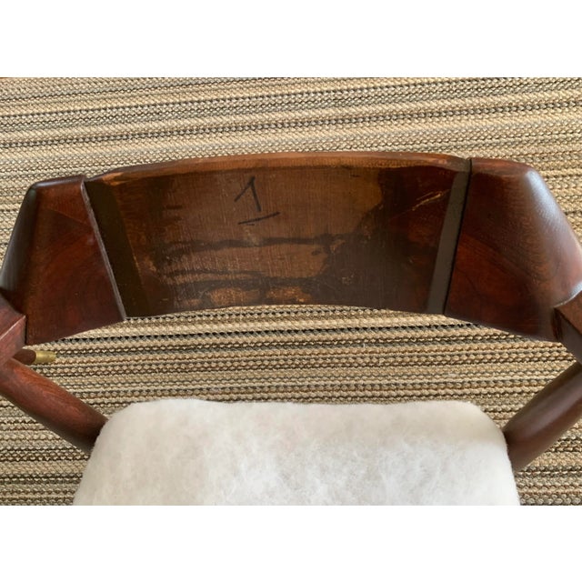 1950’s Pair of Restored Teak Chairs For Sale In San Antonio - Image 6 of 12