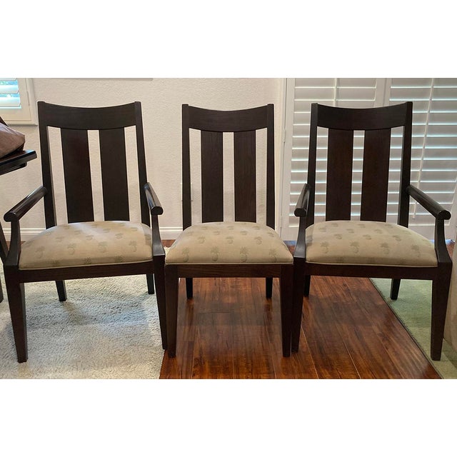 Ethan Allen Horizons Collection Dining Table & 6 Chairs Chairish