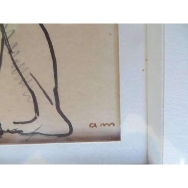 1920s Nude by Albert Marquet Original Drawing With Monogram For Sale - Image 4 of 6