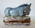 Sky Blue Limoges, France Hand-Painted Donkey Lidded Trinket Box For Sale - Image 8 of 13