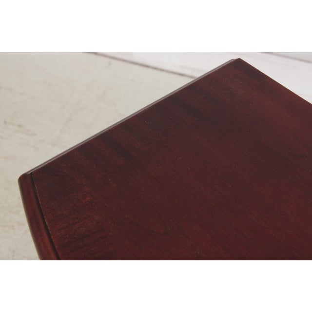 Brown Pair of Thomasville Mahogany Nightstands For Sale - Image 8 of 14